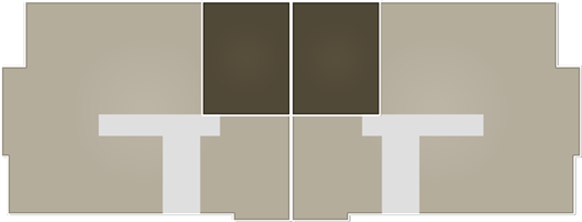 Apartamente cu 2 camere tip D - pozitionare