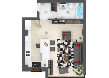 Apartamente noi Iași cu o cameră